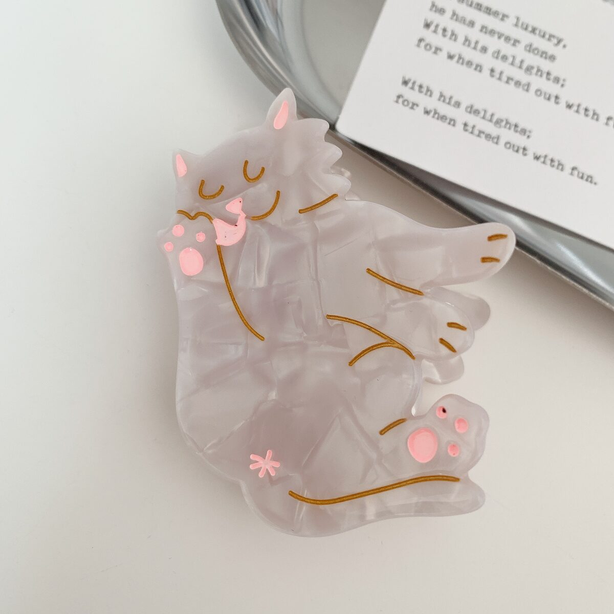Women's Acetate Hairpin French Shark Clip