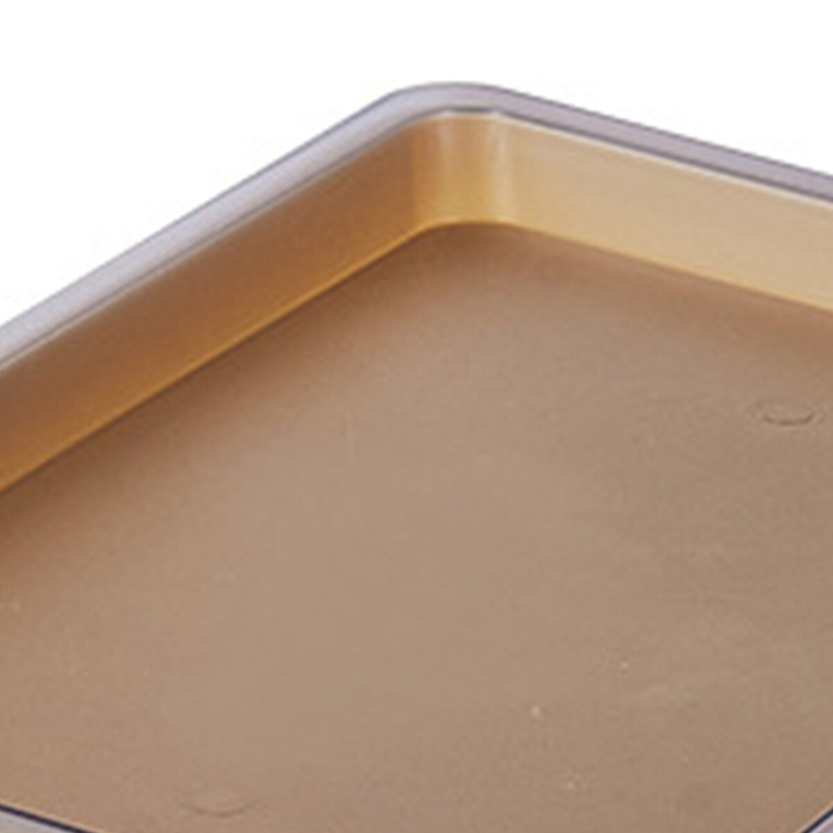 Storage Bin Plastic Box With Lid Stackable Cream Style Ample Capacity Grooved Bottom Storage Basket For Closet Bedroom 5L