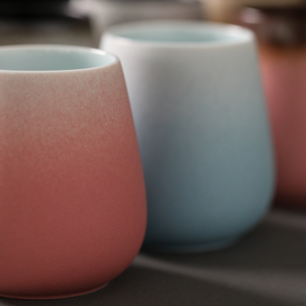 Retro Japanese Style Ceramic Cup Personality Creative Frost Mug