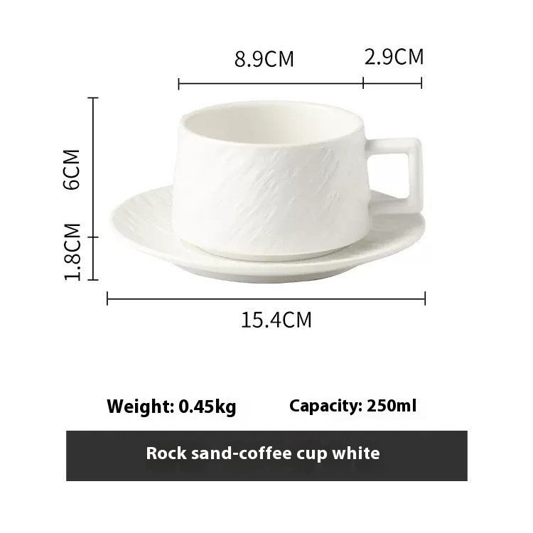 Ceramic Coffee Cup Dish Set Good-looking European Style